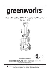 GreenWorks GPW 1703 Manuel Du Propriétaire