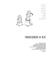 Dustcontrol 2800 H EX Traduction Des Instructions De Service D'origine