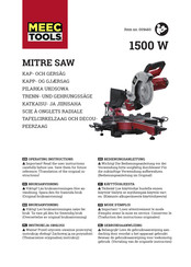 Meec tools 230V S1 1500 W Mode D'emploi