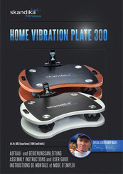 Skandika Fitness Home Vibration Plate 300 Instructions De Montage Et Mode D'emploi