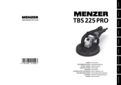 Menzer TBS 225 PRO Mode D'emploi