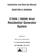 Rheem GEN27WN Manuel D'installation