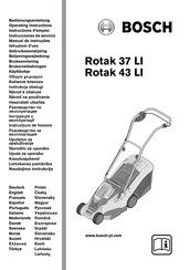 Bosch Rotak 37 LI Instructions D'emploi