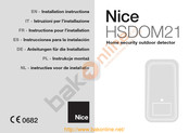 Nice HSDOM21 Mode D'emploi