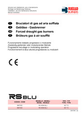 Riello Burners RS 45/M BLU Mode D'emploi