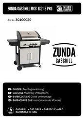 Mayer Barbecue ZUNDA GASGRILL MGG-1301-S PRO Guide De Montage
