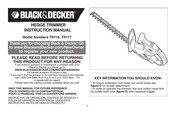 Black & Decker TR117 Mode D'emploi