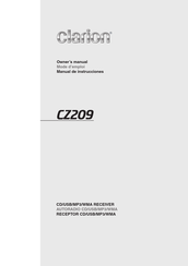 Clarion CZ209 Mode D'emploi