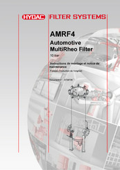 HYDAC FILTER SYSTEMS AMRF4 Instructions De Montage Et Notice De Maintenance