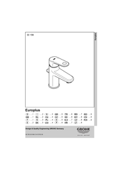 Grohe Europlus 33 156 Mode D'emploi