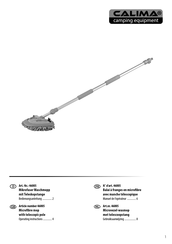 CALIMA 46005 Manuel De L'opérateur