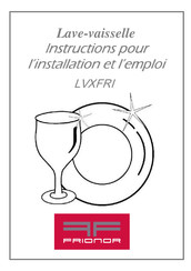 FRIONOR LVXFRI Instructions Pour L'installation Et L'emploi