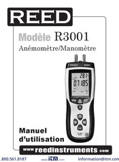 Reed R3001 Manuel D'utilisation