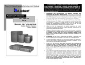 Liebert PowerSure Interactive 1400 VA Manuel De L'utilisateur