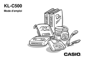 Casio KL-C500 Mode D'emploi