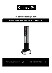 Climadiff TB5035 Notice D'utilisation