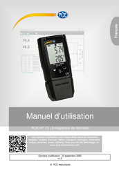 PCE Instruments PCE-HT 72 Manuel D'utilisation