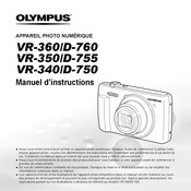 Olympus VR-350/D-755 Manuel D'instructions