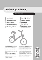 Puky Kinderfahrrad Mode D'emploi