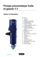 Pressol 1:1 Notice D'utilisation