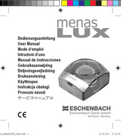 Eschenbach menas LUX Mode D'emploi