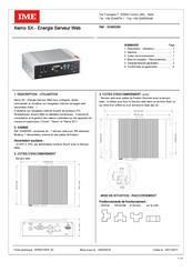 IME SXWS255 Mode D'emploi