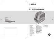 Bosch GLL 2-10 Professional Notice Originale