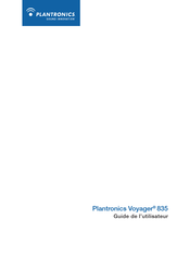 Plantronics Voyager 835 Guide De L'utilisateur