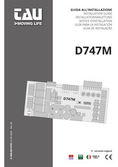 Tau D747M Notice D'installation