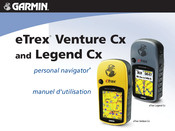 Garmin eTrex Venture Cx Manuel D'utilisation