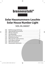 brennenstuhl SOL HL 08007 Mode D'emploi