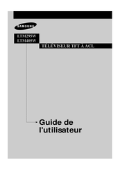 Samsung LTM295W Guide De L'utilisateur