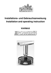 Bio Green WARMAX Power 4 Mode D'emploi