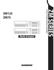 Samson ZM125 Mode D'emploi
