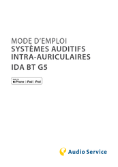 Audio Service IDA BT G5 Mode D'emploi