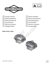 Briggs & Stratton 100000 Sprint 500 Séries Manuel D'utilisation