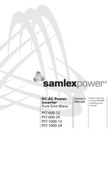Samlex Power PST-600-24 Manuel Du Propriétaire
