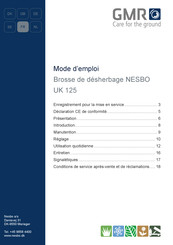 GMR Nesbo UK 125 Mode D'emploi