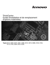 Lenovo ThinkCentre 9164 Guide D'installation