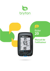 Bryton Rider 20 Manuel De L'utilisateur