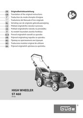 Güde HIGH WHEELER ST 460 Traduction Du Mode D'emploi D'origine