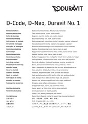 DURAVIT D-Code 700096 Notice De Montage