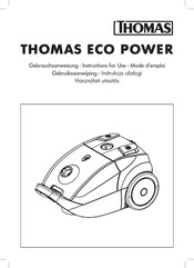 Thomas ECO POWER Mode D'emploi