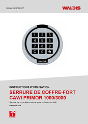 WALDIS CAWI PRIMOR 1000 Instructions D'utilisation