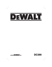 DeWalt DC390 Mode D'emploi