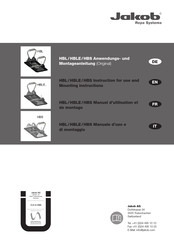 jakob HBLE1100 Manuel D'utilisation Et De Montage