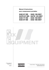 Atlas Copco XAS 97 DD Manuel D'instructions