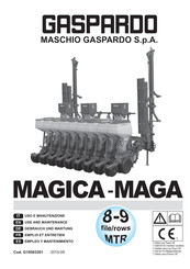 Gaspardo MAGICA 8 Mode D'emploi Et Entretien