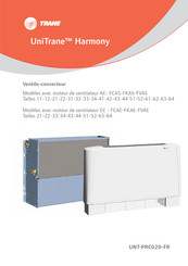 Trane UniTrane FVAE Mode D'emploi