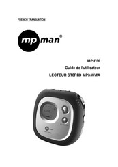 MPMan MP-F56 Mode D'emploi